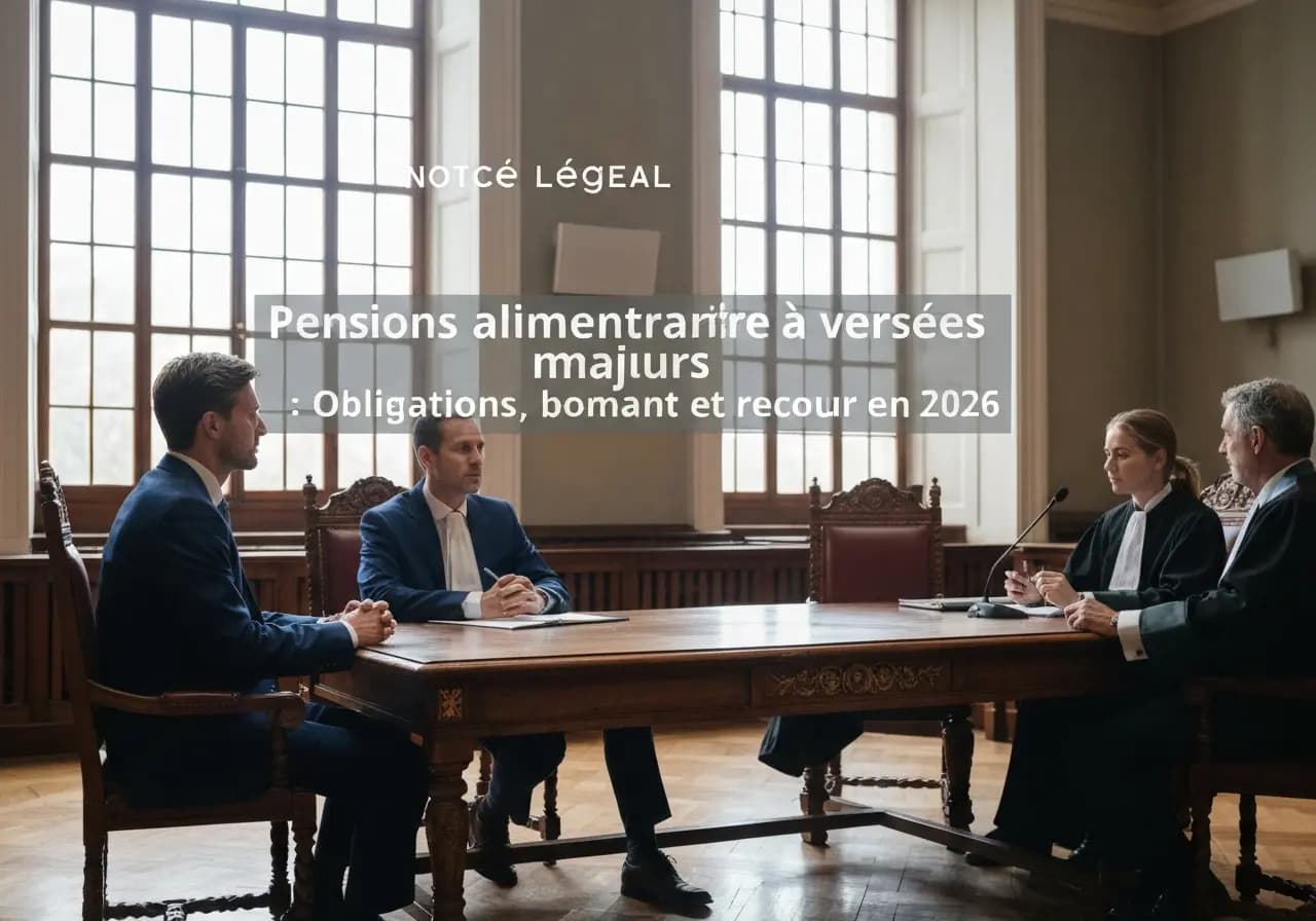 Pensions alimentaires versées à des enfants majeurs : Obligations, montant et recours en 2026
